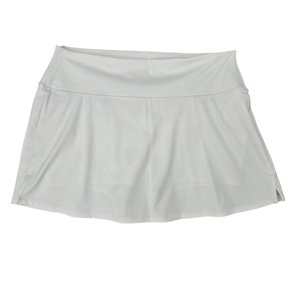 DSG New XXL Activate High-Rise Skort Womens Pure White Athletic Tennis Golf